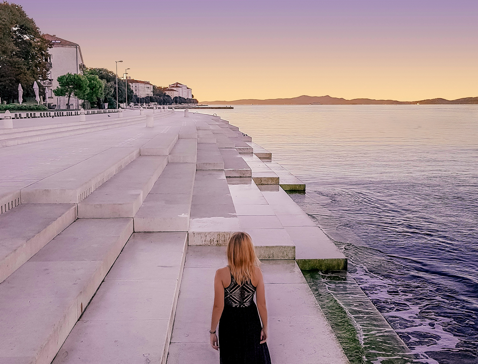 Featured image to Zadar guide blog post