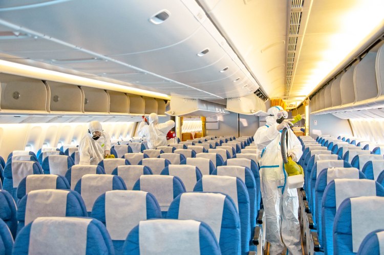 Plane disinfection - the future of travel