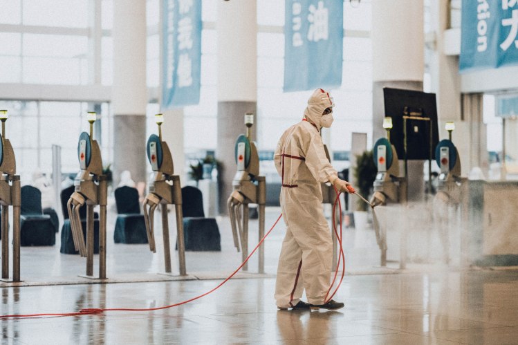 Airport disinfection - the future of travel